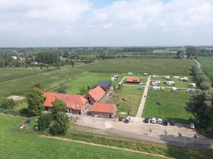 De Leuve Hoeve in Gelderland vanuit de lucht